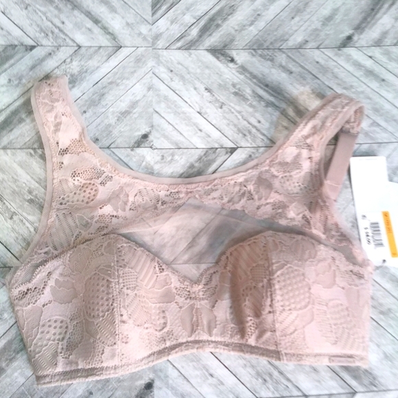Calvin Klein lightly lined Beige/Tan Bralette...Size Small - Picture 2 of 6